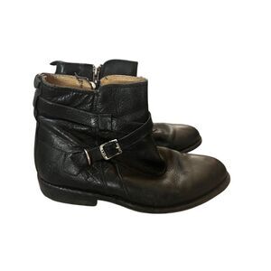 Frye Jayden Roper Cross Strap Distressed Boots sz 7.5